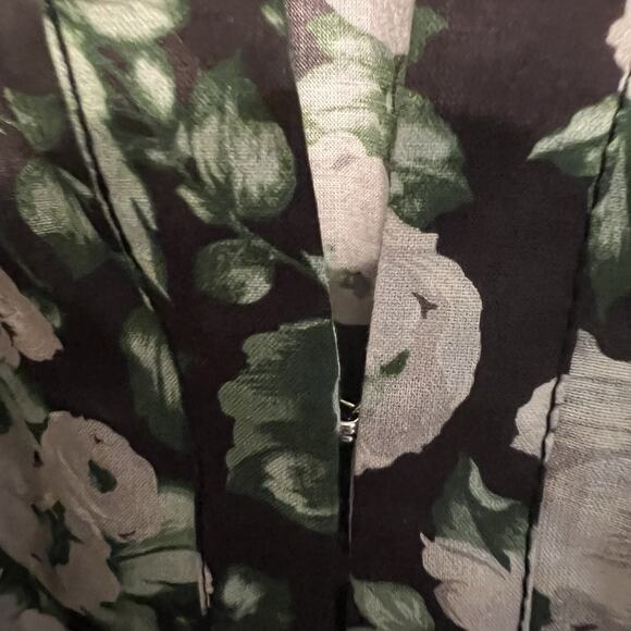 Tuckernut Bouvardia Branch Lyles Dress Size S Maxi Floral - Picture 9 of 10